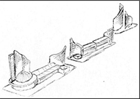 Early sketch of the Detroit Technological Complex.