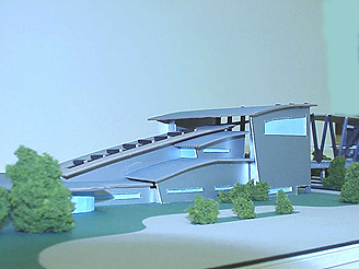 Ford Visitors Center model.