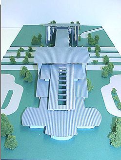 Ford Visitors Center model.