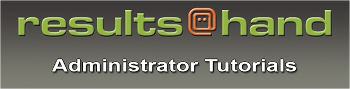 Banner and link to the Results At Hand support site.