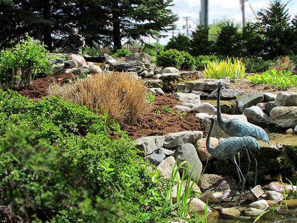 Photo of a park in Rochester, Michigan.