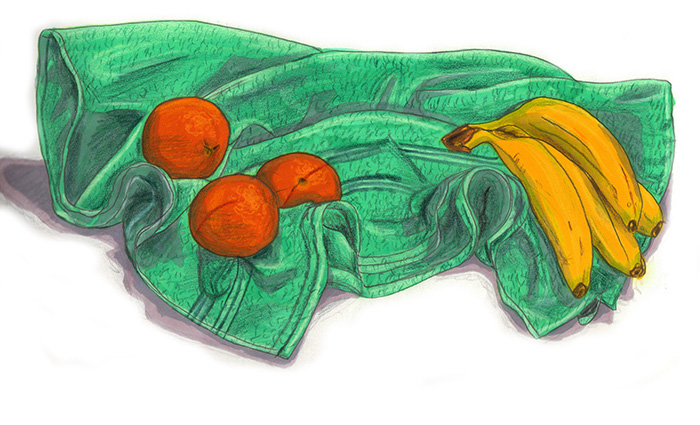 Early still life drawing.